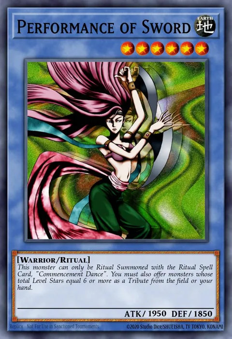 Performance of Sword trading card