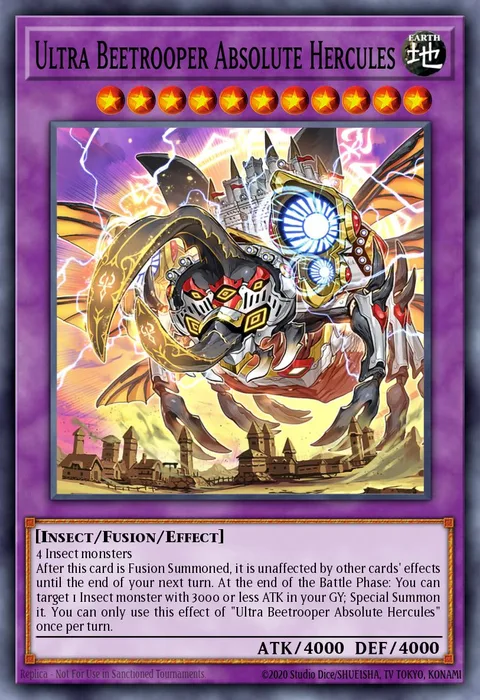 Ultra Beetrooper Absolute Hercules trading card