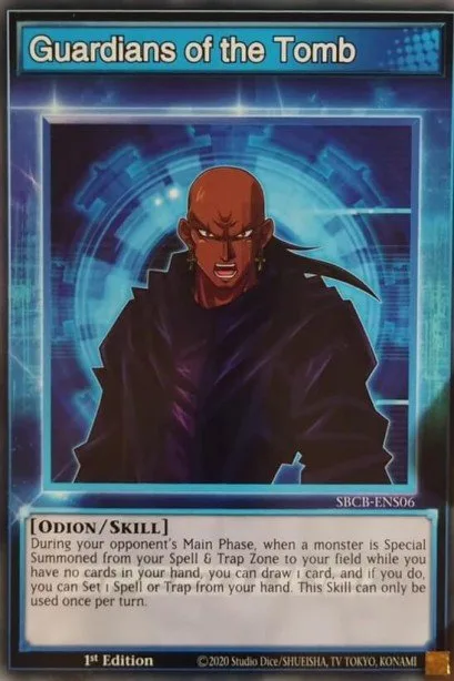 Guardians of the Tomb trading card