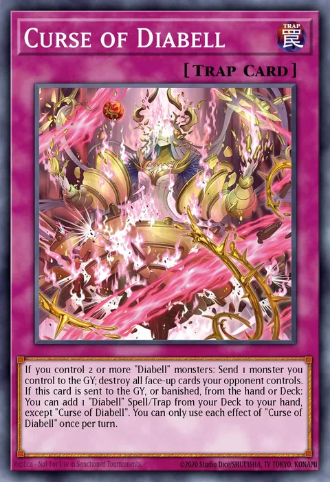 Curse of Diabell trading card