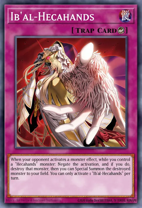 Ib'al-Hecahands trading card
