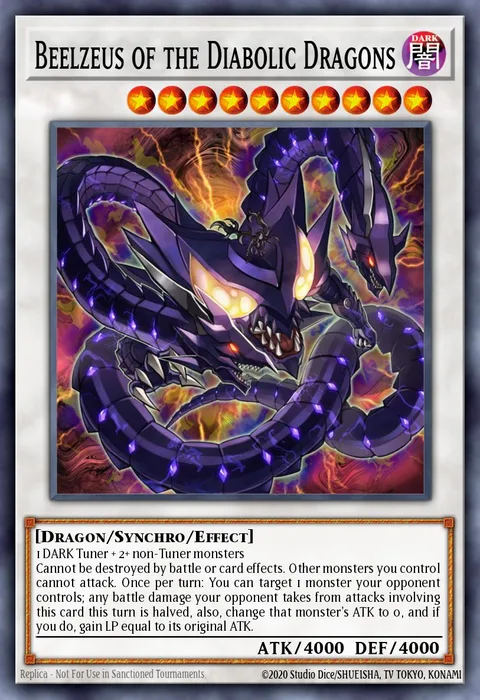 Beelzeus of the Diabolic Dragons trading card