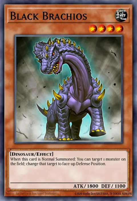 Black Brachios trading card