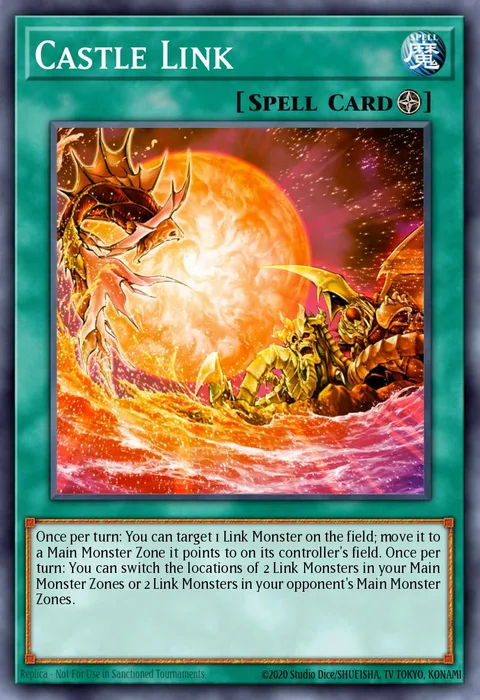 Castle Link trading card