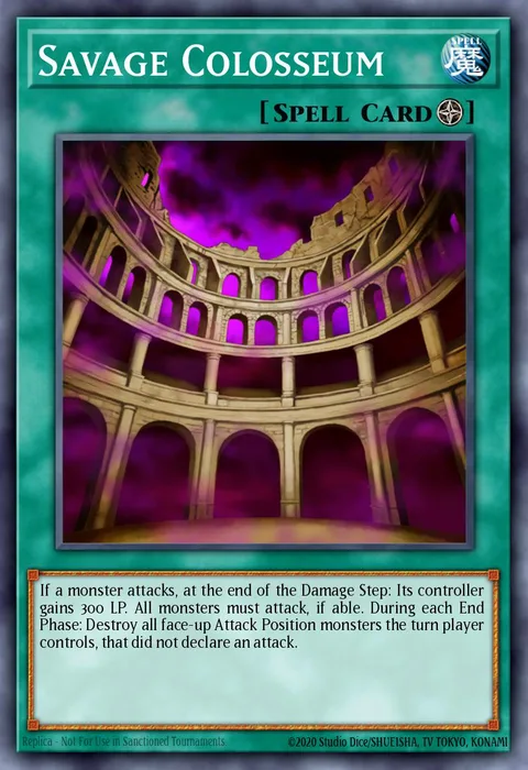 Savage Colosseum trading card