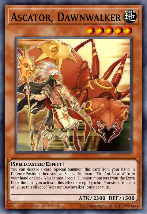 Ascator, Dawnwalker trading card