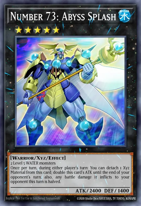 Number 73: Abyss Splash trading card