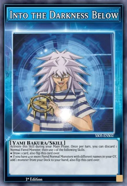 Into the Darkness Below trading card