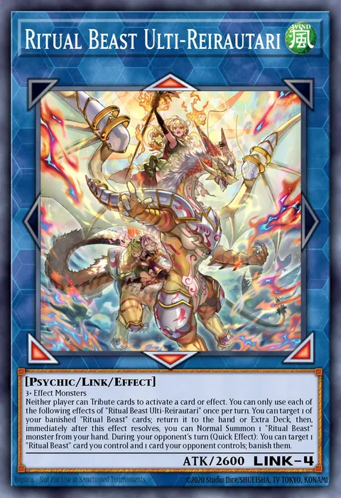 Ritual Beast Ulti-Reirautari trading card