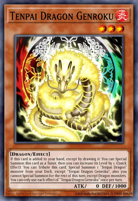 Tenpai Dragon Genroku trading card