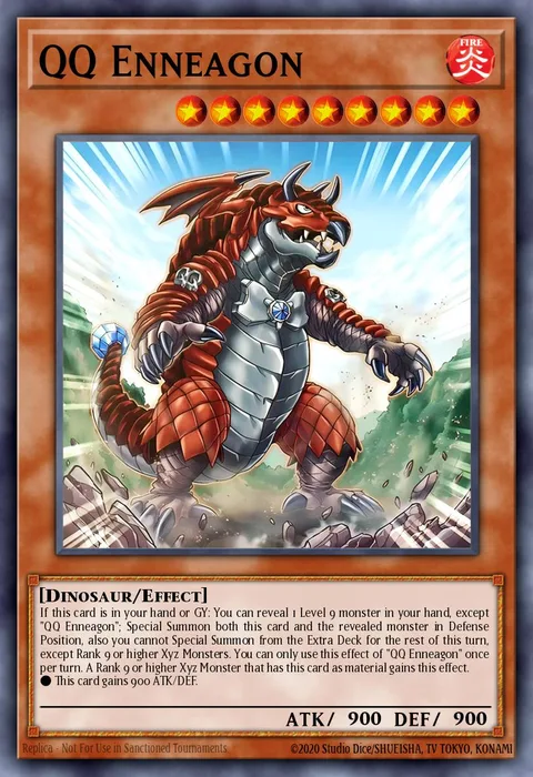 QQ Enneagon trading card