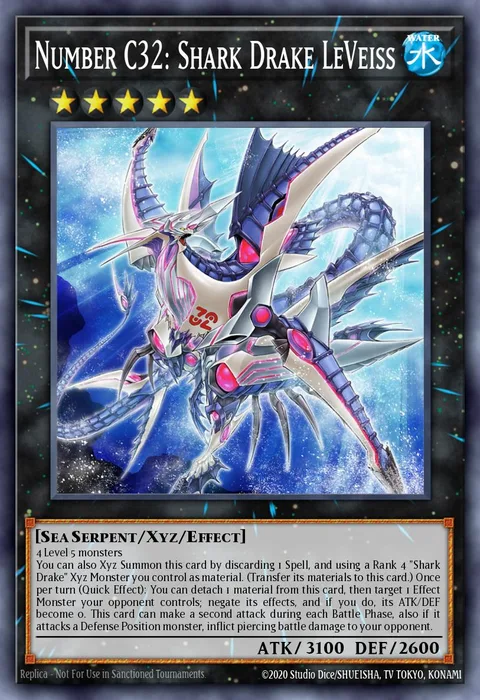 Number C32: Shark Drake LeVeiss trading card