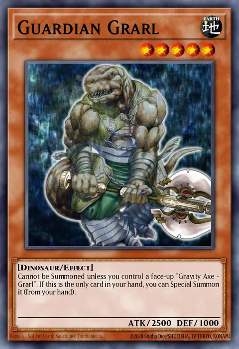 Guardian Grarl trading card