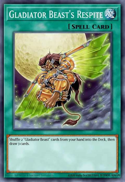 Gladiator Beast's Respite trading card