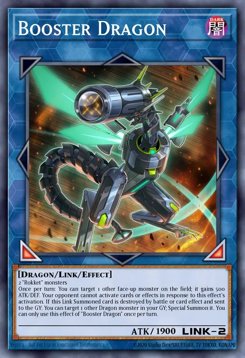 Booster Dragon trading card