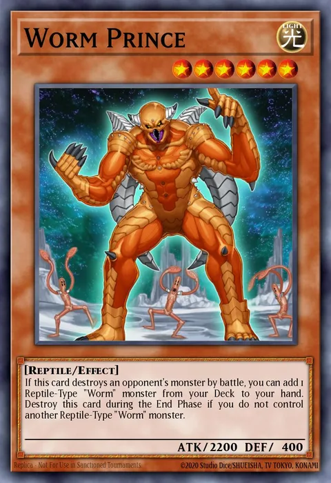 Worm Prince trading card