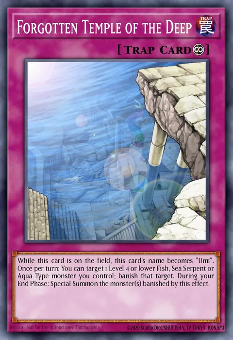 Forgotten Temple of the Deep trading card