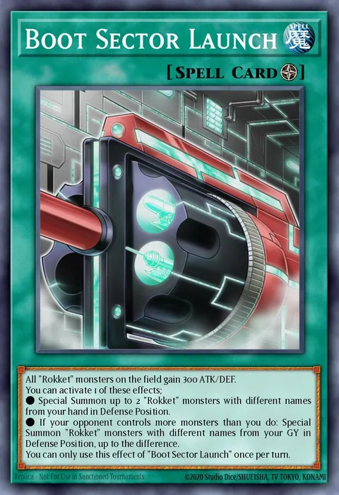 Boot Sector Launch trading card