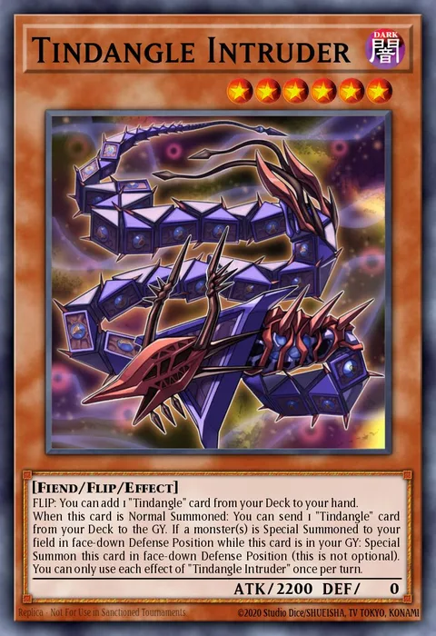 Tindangle Intruder trading card