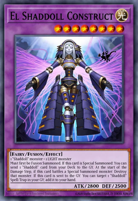El Shaddoll Construct trading card