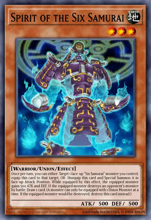 Spirit of the Six Samurai trading card