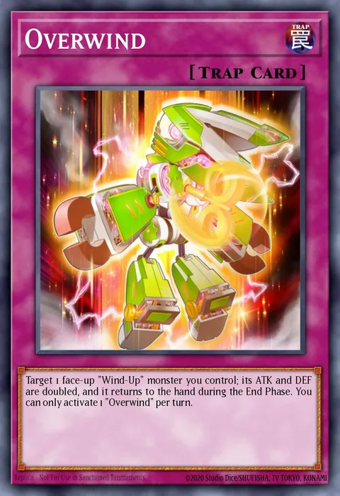 Overwind trading card