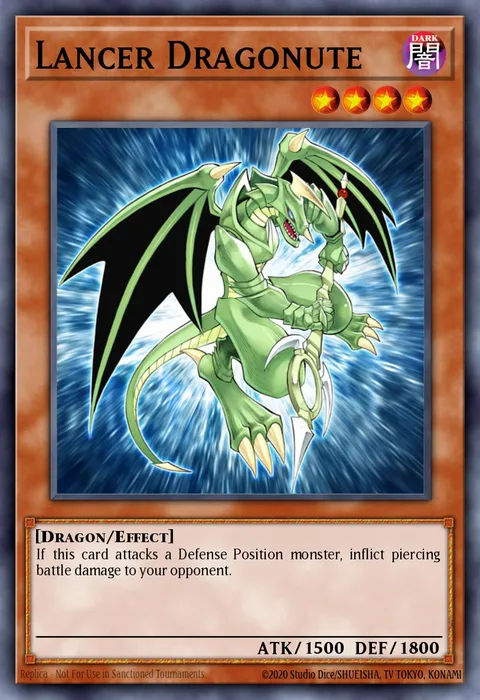 Lancer Dragonute trading card