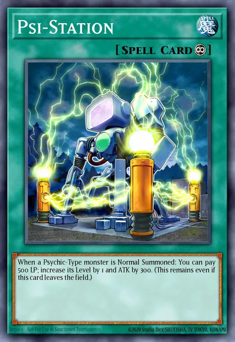 Psi-Station trading card