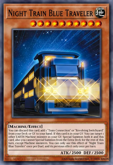 Night Train Blue Traveler trading card