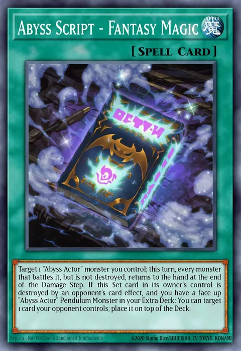 Abyss Script - Fantasy Magic trading card