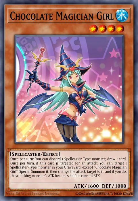 Chocolate Magician Girl trading card