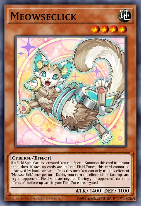 Meowseclick trading card