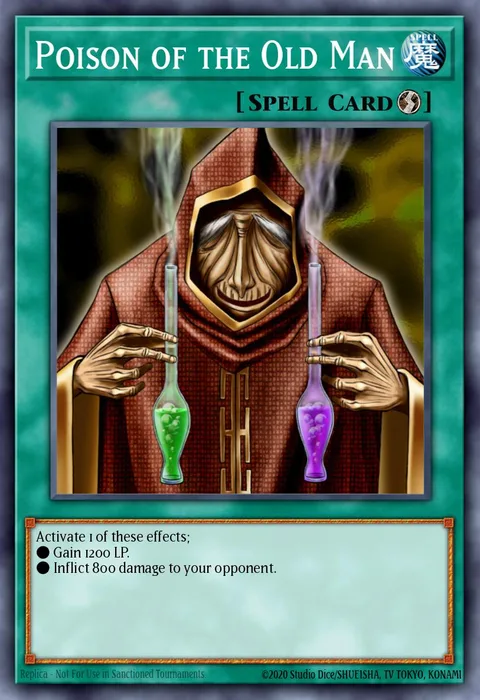 Poison of the Old Man trading card