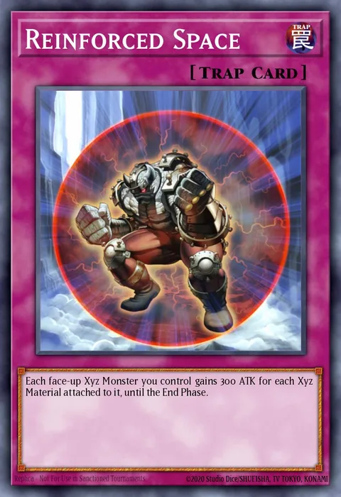 Reinforced Space trading card