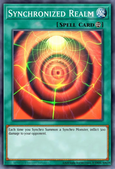 Synchronized Realm trading card