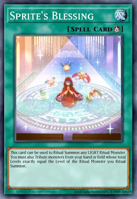 Sprite's Blessing trading card