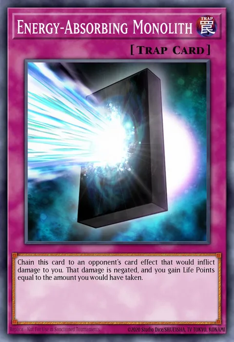 Energy-Absorbing Monolith trading card
