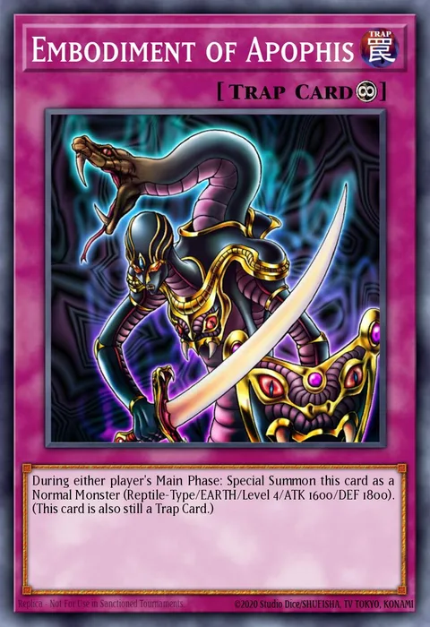 Embodiment of Apophis trading card