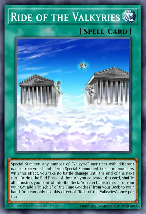 Ride of the Valkyries trading card