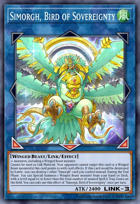 Simorgh, Bird of Sovereignty trading card