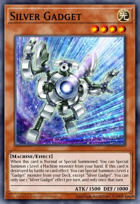 Silver Gadget trading card