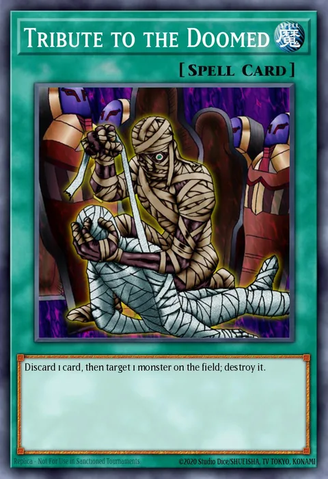 Tribute to the Doomed trading card