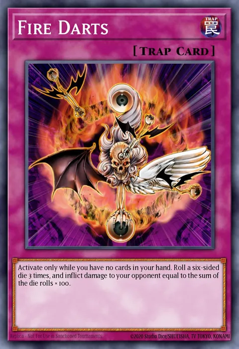 Fire Darts trading card