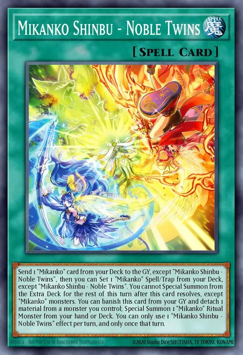 Mikanko Shinbu - Noble Twins trading card