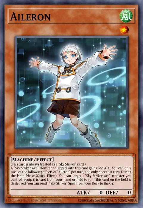 Aileron trading card