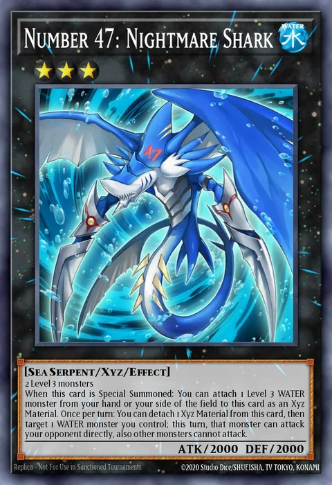Number 47: Nightmare Shark trading card