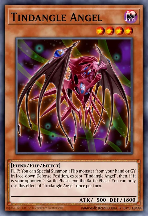Tindangle Angel trading card