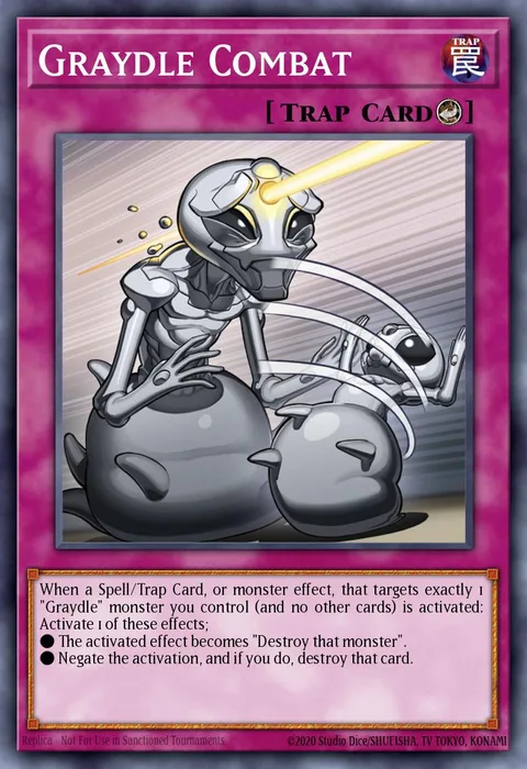 Graydle Combat trading card