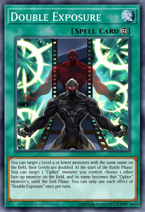 Double Exposure trading card