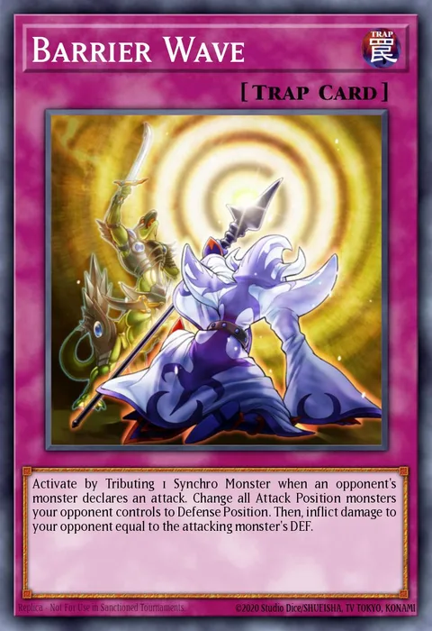 Barrier Wave trading card